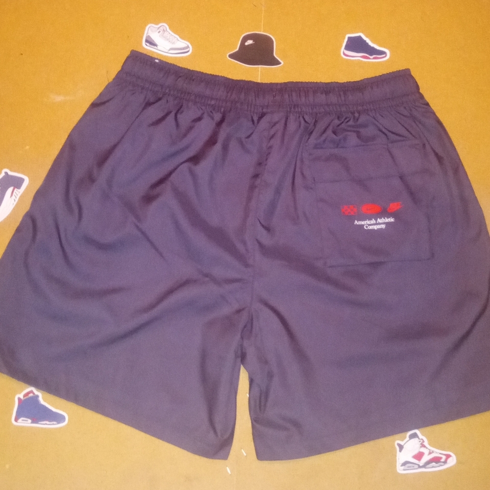 Nike Sportswear Fire Flame Woven Shorts Black,Red,Yellow